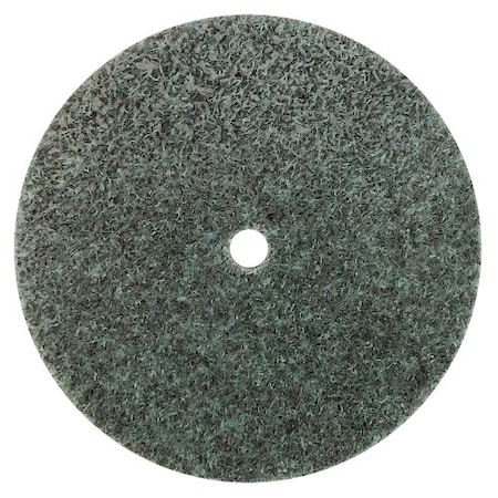 Weiler 3" x 1/8" Non-Woven Unitized Wheel, Series 8, AO -Coarse, 1/4" 55546